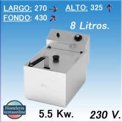 HR FAINCA Freidora Eléctrica FD8LARS